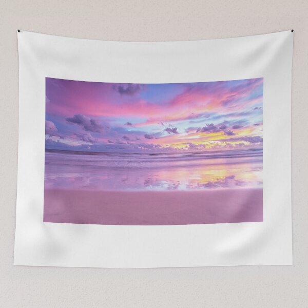 Item preview, Cotton Candy Ocean Sunset, Purple Pink Beach Sunset designed and sold by newburyboutique.