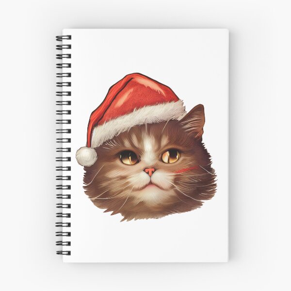 Item preview, Cat with Christmas Hat designed and sold by AmonRa16.