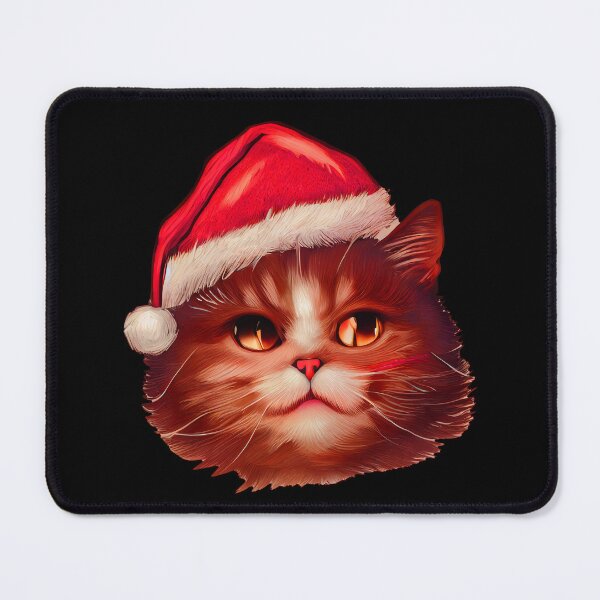 Item preview, Cat with Christmas Hat red designed and sold by AmonRa16.