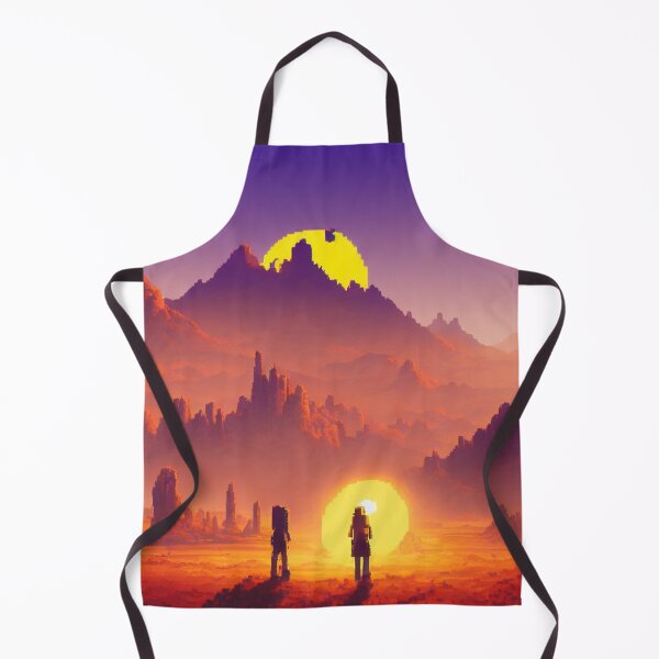 Item preview, Traversing a Sand Planet Pixel Art Vaporwave designed and sold by DesignerKin.