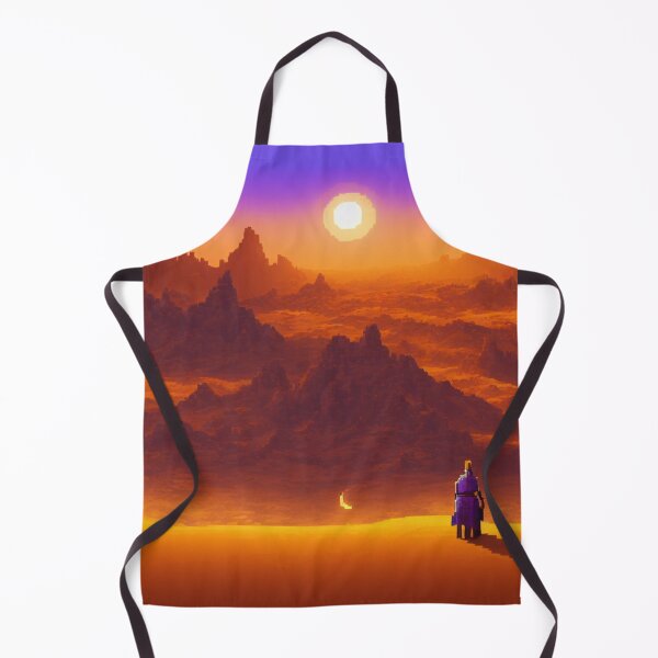 Item preview, Traversing a Sand Planet Pixel Art Vaporwave designed and sold by DesignerKin.