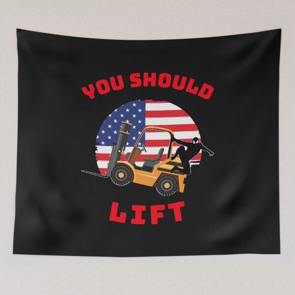 Item preview,  Forklift Ninja, You Should Lift GR designed and sold by TeamsterLife.