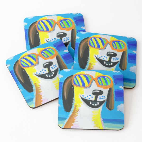 Item preview, Artful dogs - dog at the coast designed and sold by kookycomet.