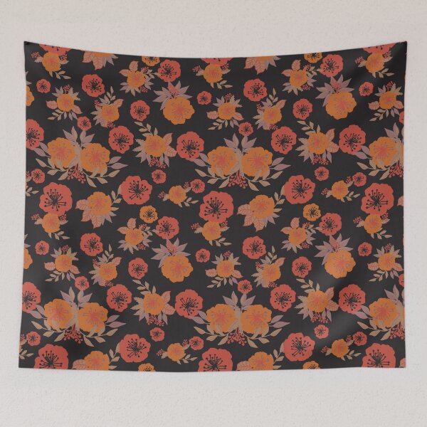 Item preview, Floral print in earthy colors designed and sold by pidzam4e.