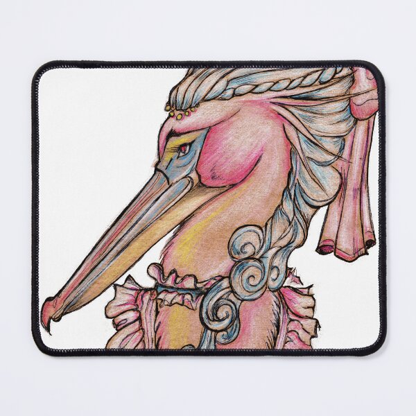 Item preview, Viscountess Pink Pelican designed and sold by Oniroiatlier.
