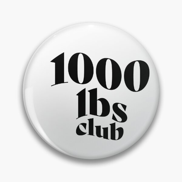 Item preview, 1000lbs club designed and sold by GymRatz-shop.