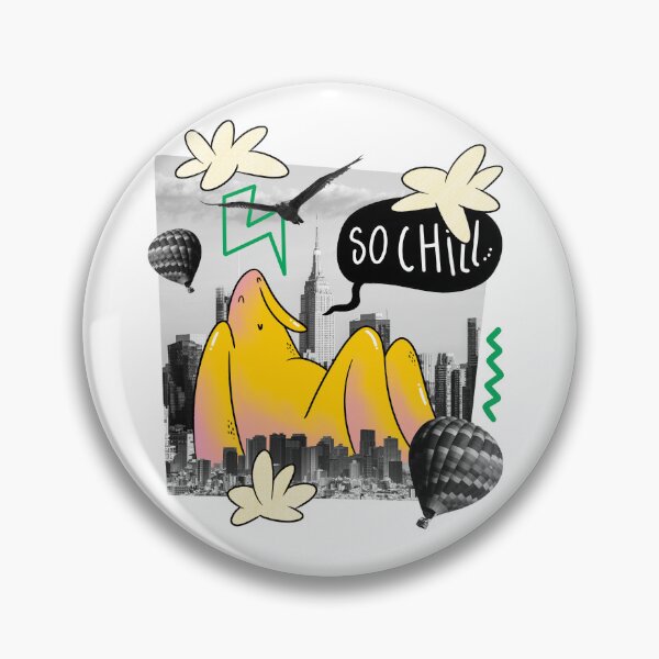 Item preview, Giant lies in a city and the quote 'So chill' designed and sold by Rob-Son.