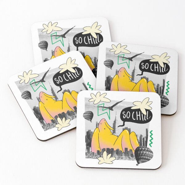 Item preview, Giant lies in a city and the quote 'So chill' designed and sold by Rob-Son.