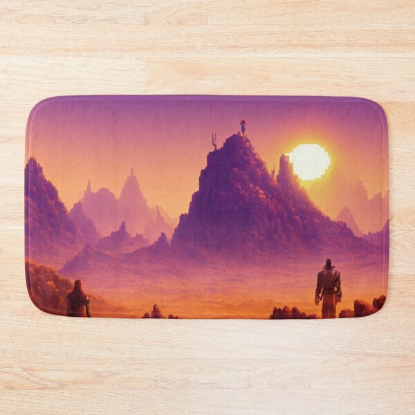 Item preview, Beholding a Sand Planet Pixel Art Vaporwave designed and sold by DesignerKin.