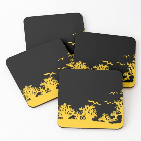 Item preview, Baobab forest silhouette yellow designed and sold by Tony Cisse.