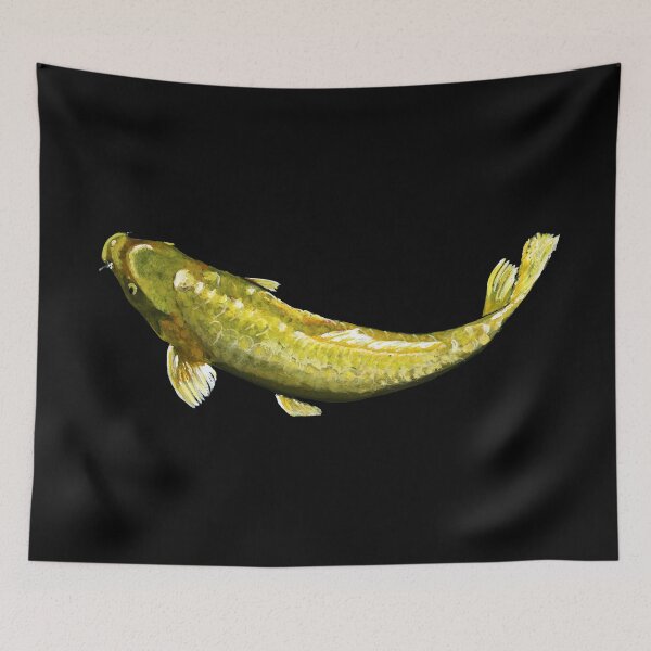 Item preview, Golden Fish | Watercolor Art by Sulazen designed and sold by SULAZEN.