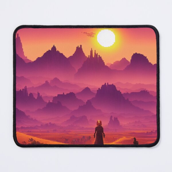 Item preview, Beholding a Purple Sand Planet Pixel Art Vaporwave designed and sold by DesignerKin.