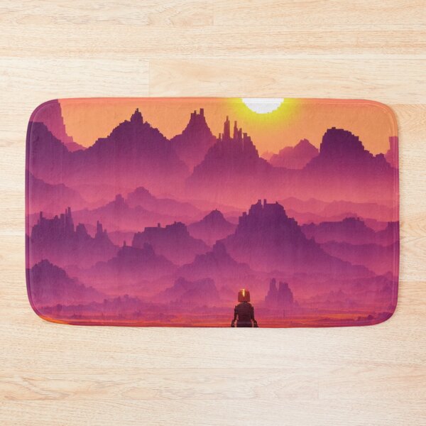 Item preview, Beholding a Purple Sand Planet Pixel Art Vaporwave designed and sold by DesignerKin.