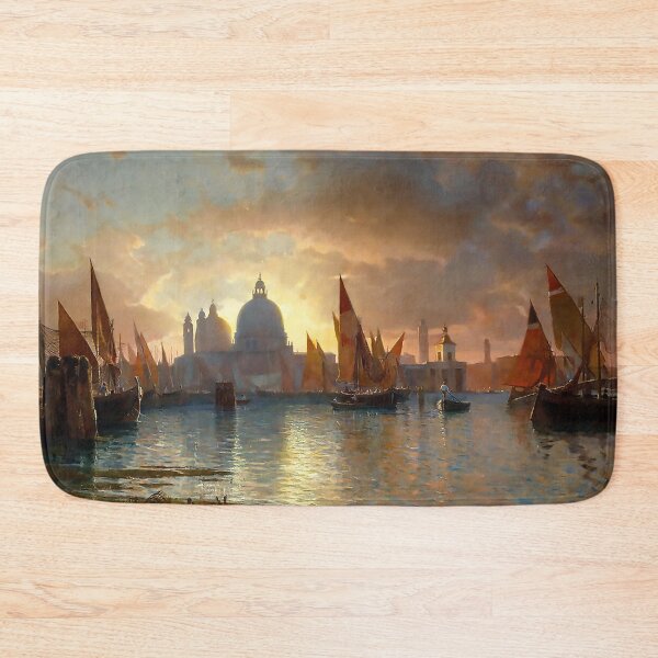Item preview, Sunset painting, Sunset Artwork,Santa Maria della Salute, Sunset designed and sold by danaJG.