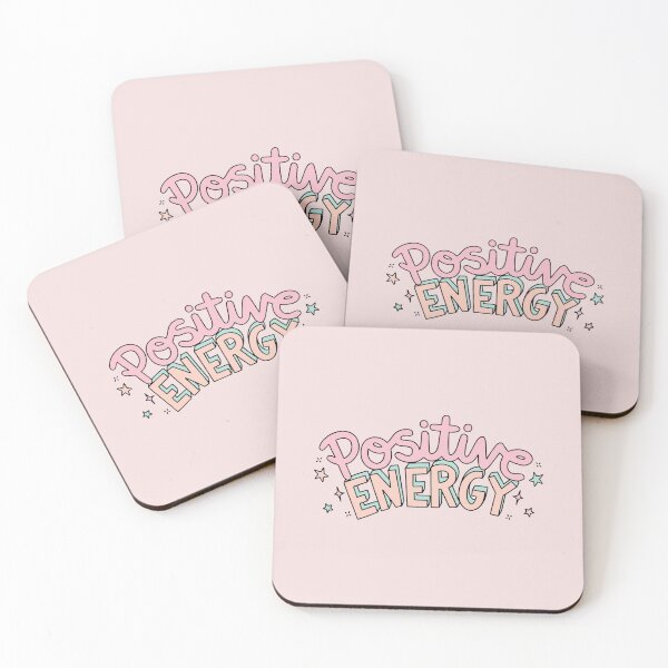 Item preview, Positive Energy Lettering Pink designed and sold by Brendaallen  Art.