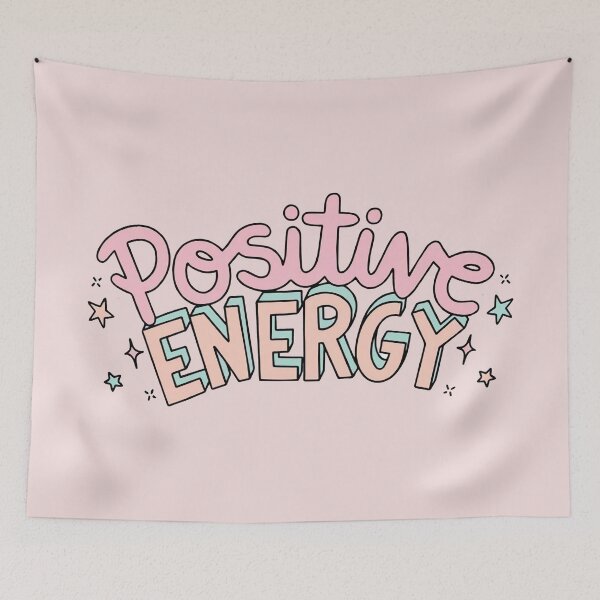 Item preview, Positive Energy Lettering Pink designed and sold by Brendaallen  Art.
