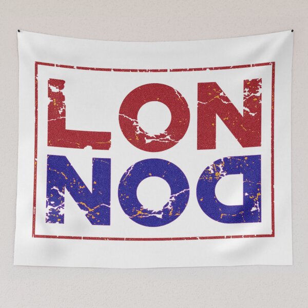 Item preview, Vintage Style 'London' Typographic Drawing designed and sold by deepakrode7.