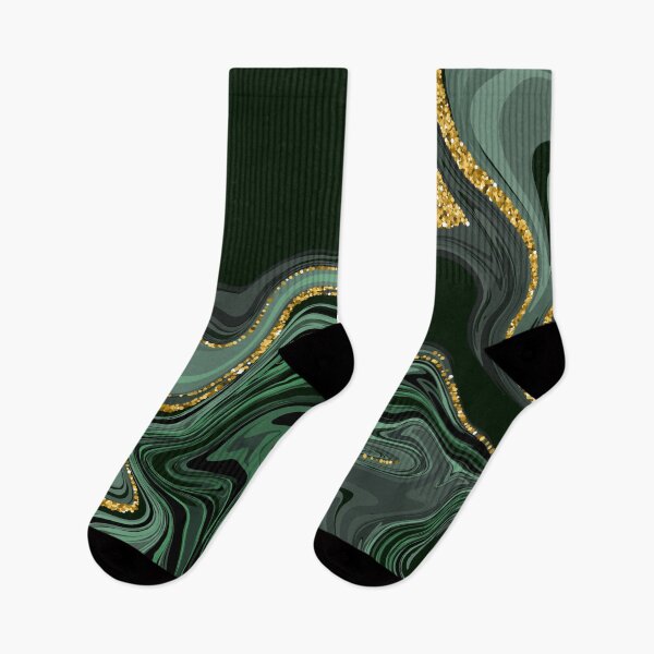 Item preview, Aesthetic Black, Green and Golden trending Janzay Marble texture designed and sold by Janzay.