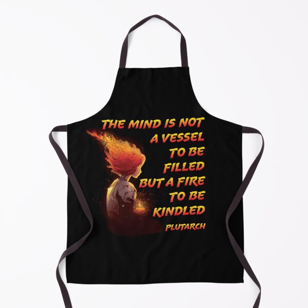 Item preview, The Mind Is A Fire To Be Kindled Quote designed and sold by Reconocer.