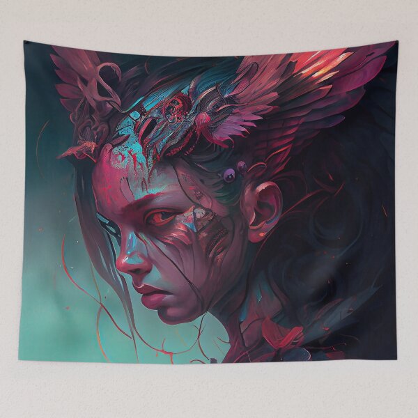 Item preview, Haaiah Illustration designed and sold by OccultDreams.