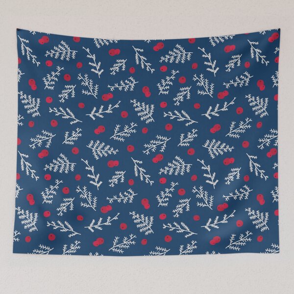 Item preview, Christmas Holly and White Twigs designed and sold by OkayKaylaMarie.