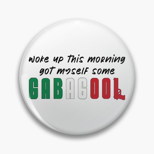 Item preview, Woke Up This Morning Got Myself Some Gabagool - Black Font designed and sold by frankyou.