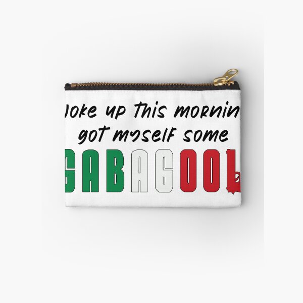 Item preview, Woke Up This Morning Got Myself Some Gabagool - Black Font designed and sold by frankyou.