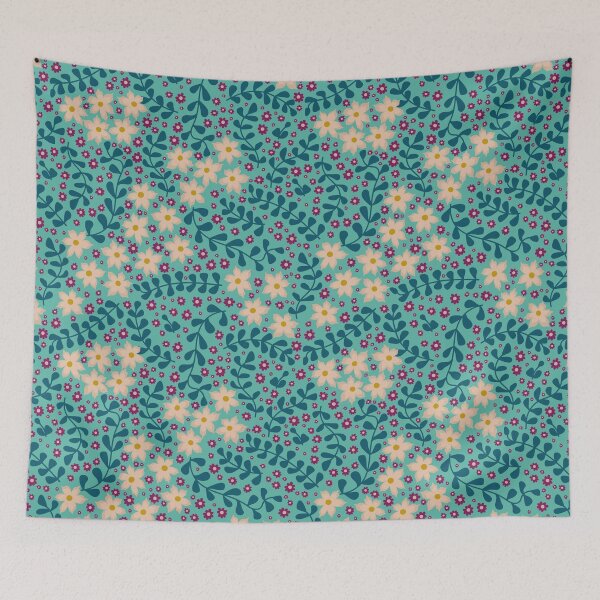 Item preview, Cute print with flowers designed and sold by pidzam4e.