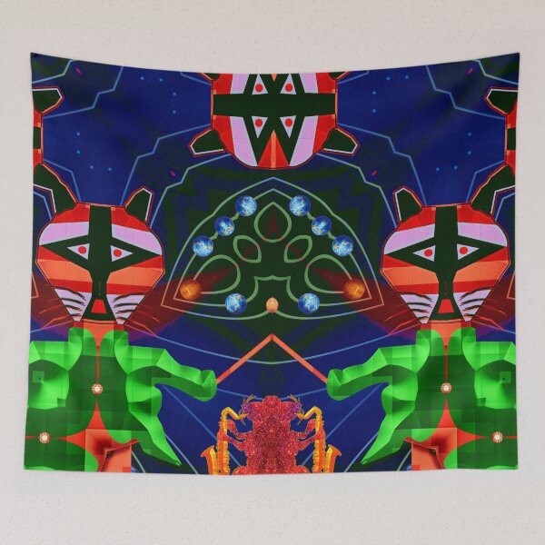 Item preview,  BIG CHRISTMAS CONCERT FROM THE UNIVERSE OF A FUNNY RACOON CONDUCTOR - ABSTRACT ANIMAL MUSICIANS LOVER - JAZZ SAXOPHONIST RATS SWINGING BETWEEN PLANETS designed and sold by Ralek.