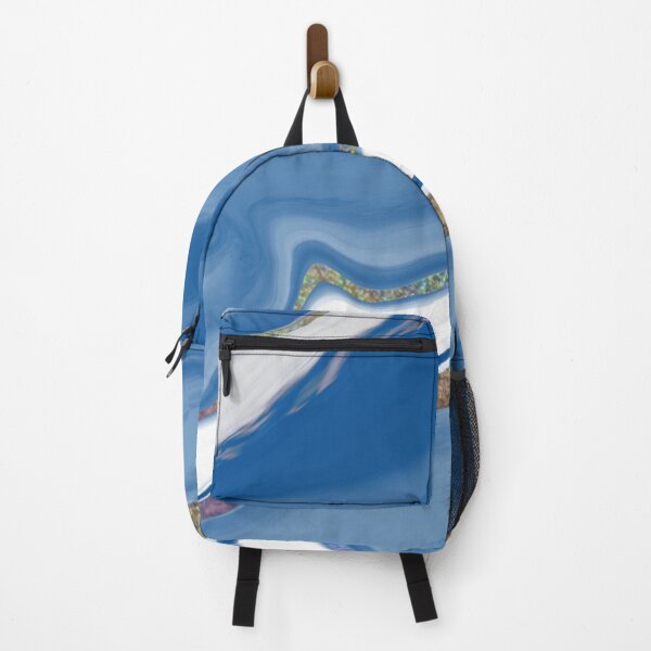 Item preview, Aesthetic Blue and White trending Janzay Marble Design designed and sold by Janzay.