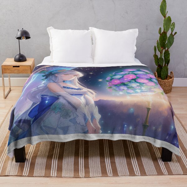 Item preview, Anime Flower Woman designed and sold by de2m.