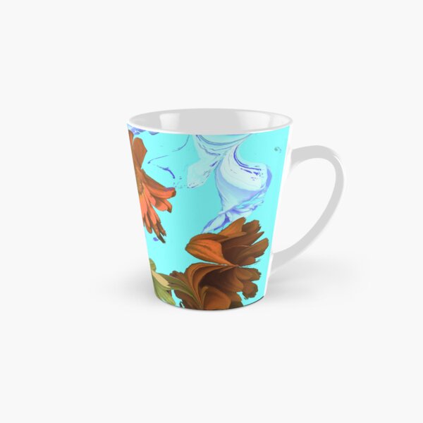 Floating Flowers Tall Mug