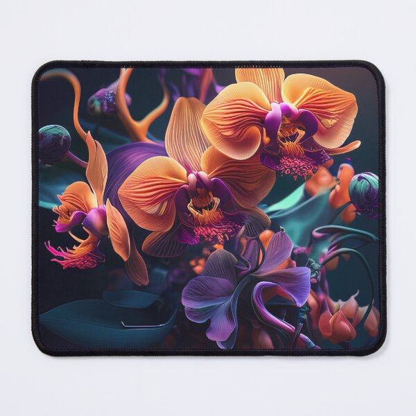 Item preview, Orange and purple orchids in a bouquet designed and sold by RK - Shop.