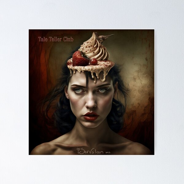 Temptation by Tale Teller Club Record Cover Art by iServalan CDM Music Track Poster