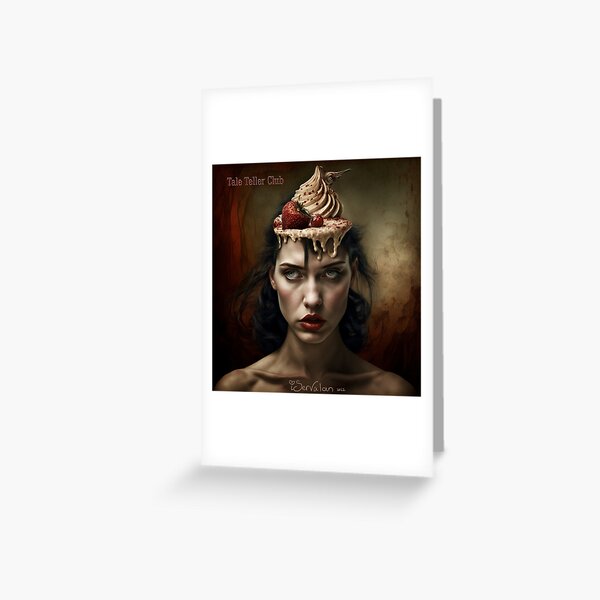 Temptation by Tale Teller Club Record Cover Art by iServalan CDM Music Track Greeting Card