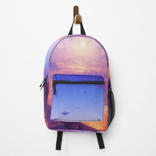 Item preview, A Future City on a Pink World - Sunset designed and sold by DesignerKin.