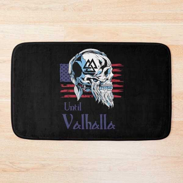 Item preview, Until Valhalla - Skull with American Flag designed and sold by Georgy09.