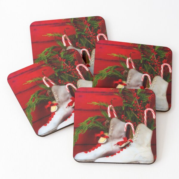 Item preview, Vintage Women's Ice Skates And Candy Canes designed and sold by Garry Gay.