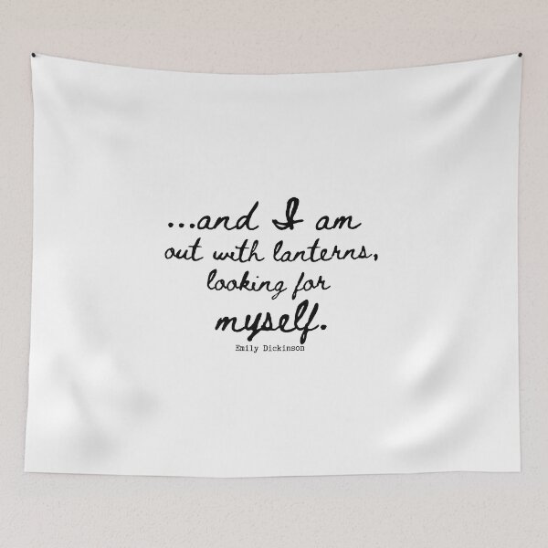 Item preview, and I am out with lanterns Emily Dickinson quote designed and sold by venomouspixie.