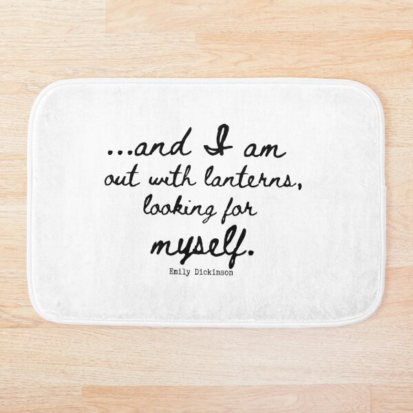 Item preview, y salgo con linternas cita de Emily Dickinson designed and sold by venomouspixie.