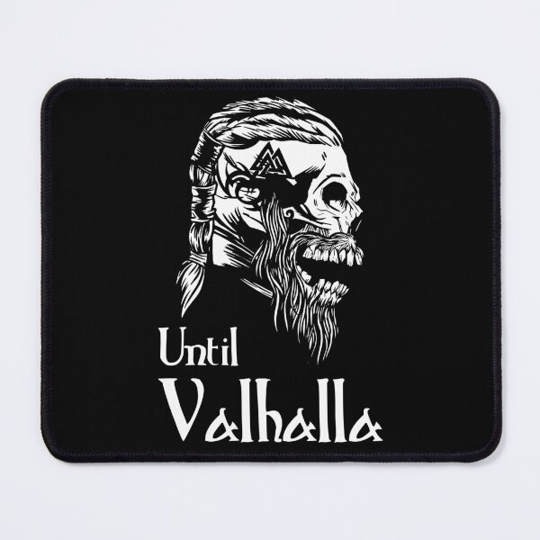 Item preview, Until Valhalla - Skull Black and White designed and sold by Georgy09.
