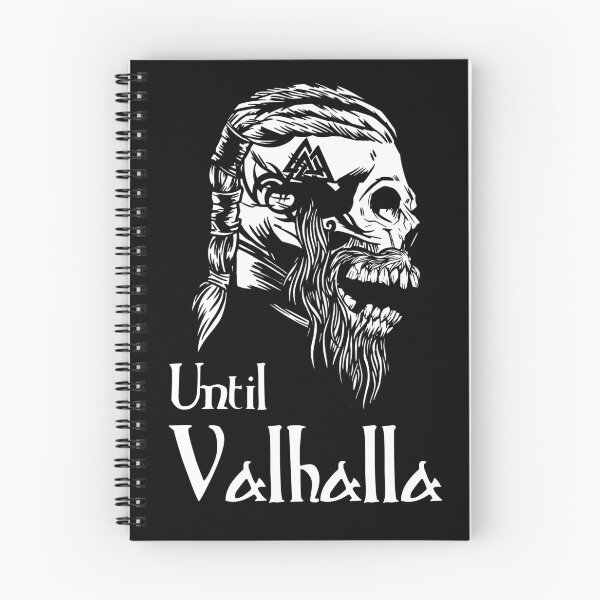 Item preview, Until Valhalla - Skull Black and White designed and sold by Georgy09.