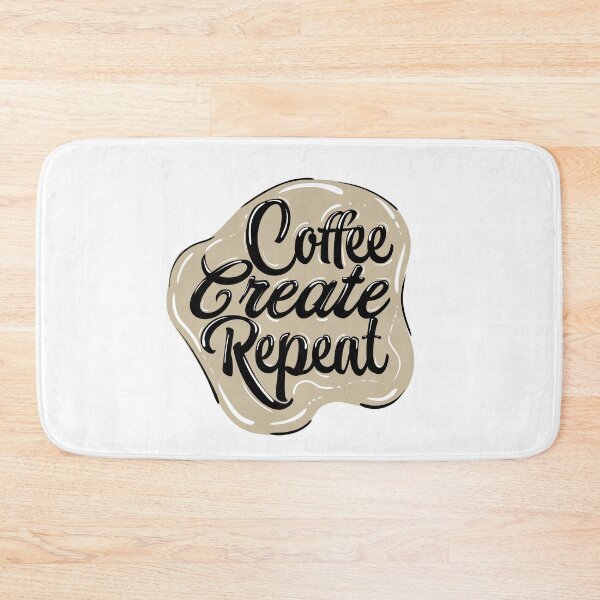 Item preview, Coffee, create, repeat with background designed and sold by Creative Rafa.