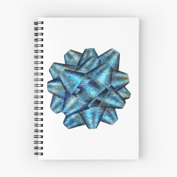 Item preview, star knot - marbled blue gold colored version designed and sold by SylvieG18.