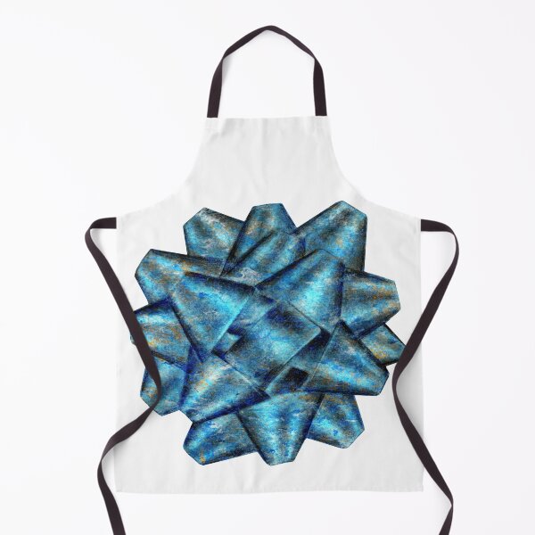 Item preview, star knot - marbled blue gold colored version designed and sold by SylvieG18.