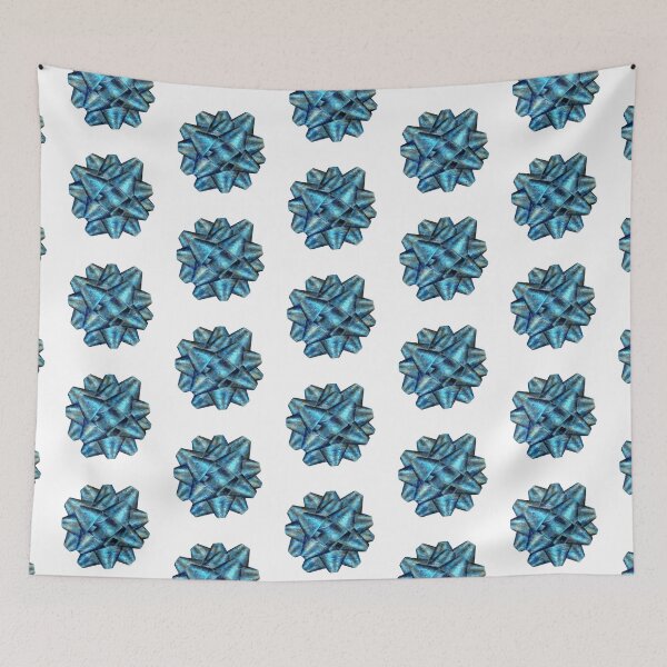 Item preview, star knot - marbled blue gold colored version designed and sold by SylvieG18.