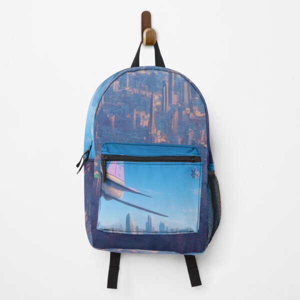 Item preview, A Future Utopian City on a Pink World - Sunset designed and sold by DesignerKin.