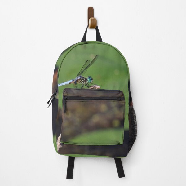 Item preview, Dragonfly Hanging by the Lily Pads | Nature designed and sold by RedHandedOD.