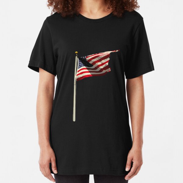 American Flag Slim Fit T-Shirt