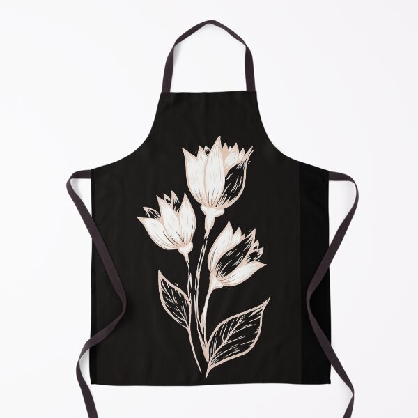Item preview, Tulips in Mono , black and white, floral design, pattern, simple, elegant designed and sold by KinsleyCole.